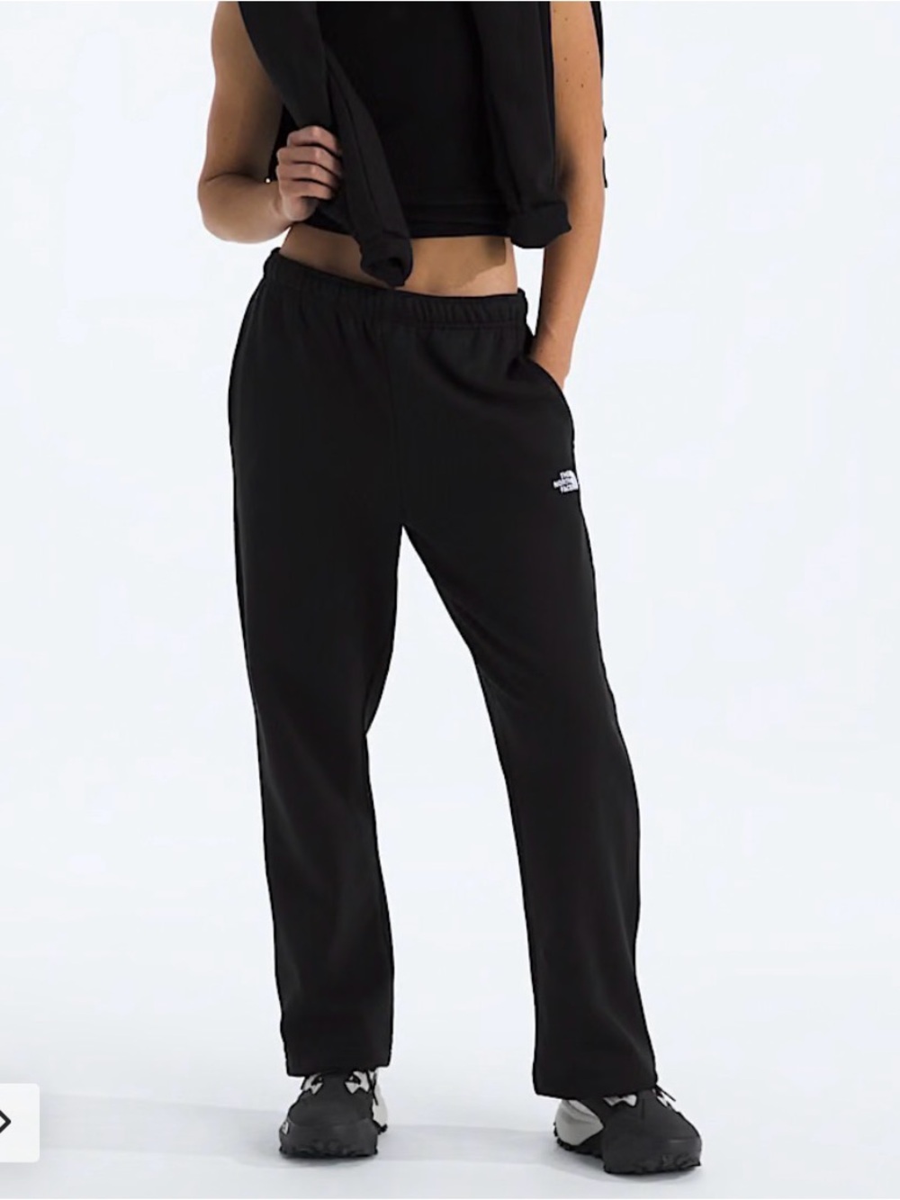 The north face evolution straight leg sweat pants